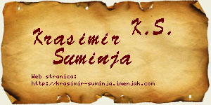 Krasimir Suminja vizit kartica